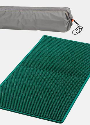 Ляпко килимок великий плюс 6,2 ag (зелений) з чохлом для килимка (сірий)