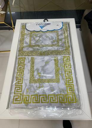 Акция!590 грн 🔥набор ковриков для ванной комнаты 🔥🔥🔥