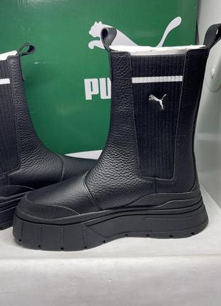 Черевики ( оригінал) puma mayze stack casual chelsea boot black 386742-02.4 фото