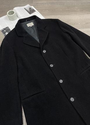 Винтажное шерстяное пальто armani jeans8 фото