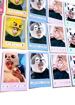Полароиды stray kids k-pop стрей кидс кей поп фотокарта