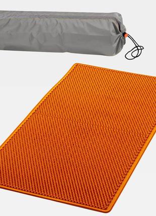 Ляпко коврик большой плюс 6,2 ag (оранжевый) с чехлом для коврика (серый)
