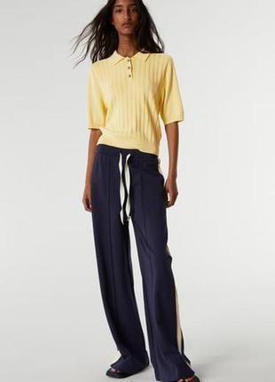 Класні спортивні штани палаццо від zara з офіційного сайту італії 🇮🇹3 фото