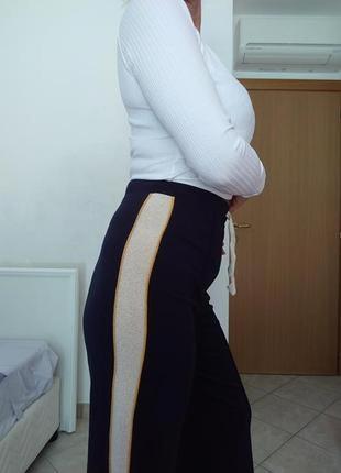 Класні спортивні штани палаццо від zara з офіційного сайту італії 🇮🇹6 фото