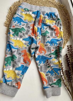 Брюки штаны джоггеры с динозаврами2 фото