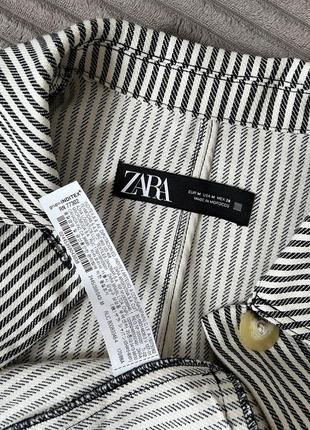 Куртка сорочка в полоску смужку піджак жакет zara7 фото