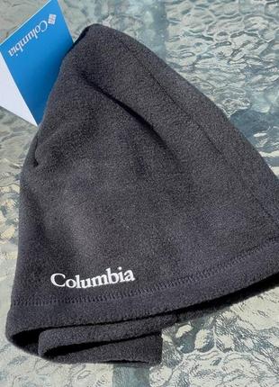 Шапка флисовая черная columbia3 фото