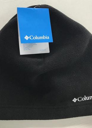 Шапка флисовая черная columbia1 фото