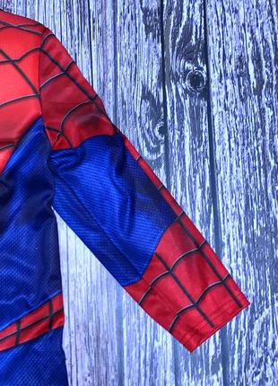 Новогодний костюм spidermen с маской для мальчика 5-6 лет, 110-116 см3 фото