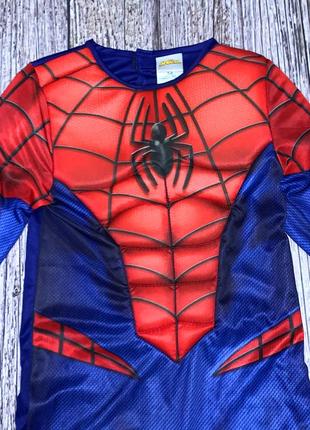 Новогодний костюм spidermen с маской для мальчика 5-6 лет, 110-116 см2 фото