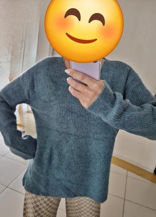 Длинный свитер5 фото