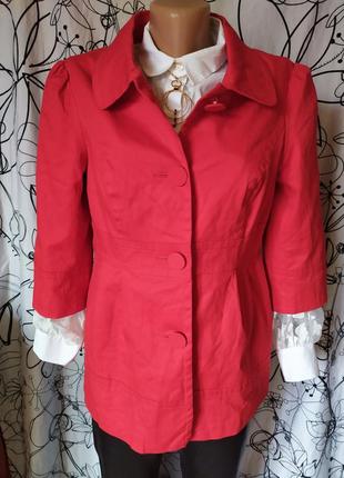 Весенняя куртка курточка ветровка плащ 100%коттон