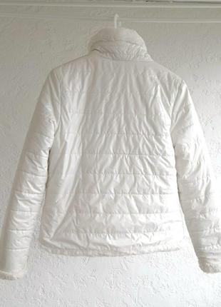Куртка женская mohito двосторонняя белая8 фото