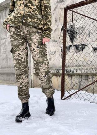 Військові жіночі теплі штани.6 фото
