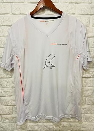 Футболка mclaren mercedes lewis hamilton sign