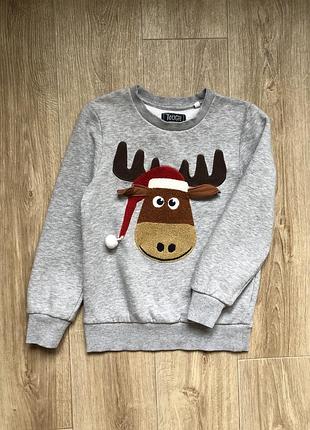 Свитшот новогодний 9 лет на флисе