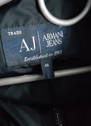 Куртка пуховик оригінал розмір 46 armani jeans7 фото