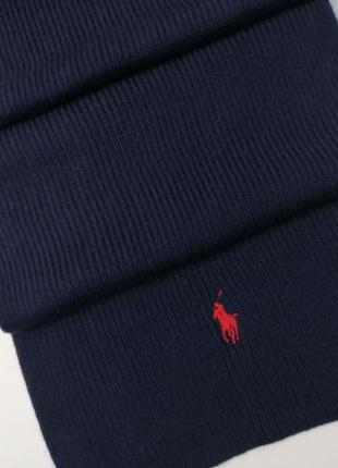 Брендовый шерстяной шарф polo ralph lauren2 фото