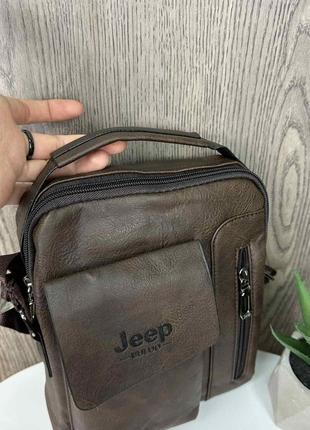 Чоловіча барсетка сумка месенджер мужской джип jeep