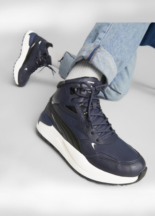 Высокие утепленные кроссовки puma x-ray speed mid