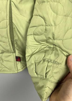 Woolrich женская утепленная стеганая куртка9 фото