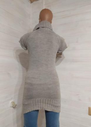 Теплое платье-свитер5 фото