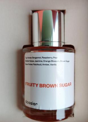 Парфюмированная вода женская dossier fruity brown sugar inspired by ysl's mon paris