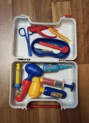 Игрушечная аптечка игрушечный набор врача употреблен