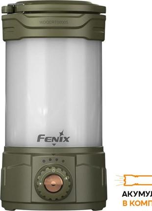 Фонарь кемпинговый fenix cl26r pro, темно-зеленый