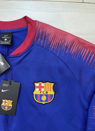 Мужская толстовка олимпийка nike fc barcelona nsw3 фото