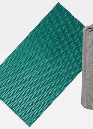 Коврик большой 7,0 ag (зеленый) с чехлом для коврика (серый)