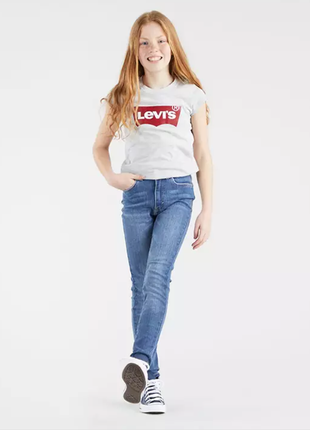 Levis skinny stretch джинсы на 14 лет