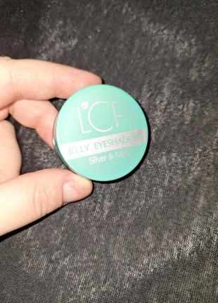 Lcf jelly eyeshadow silver&amp;mint,тон 3