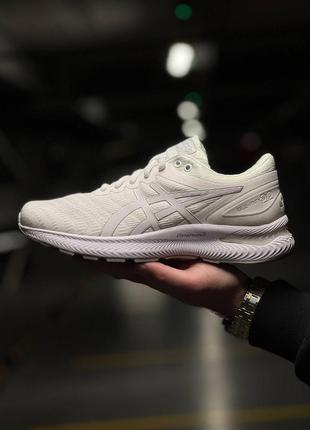 Мужской демисезон asics gel nimbus 22 white