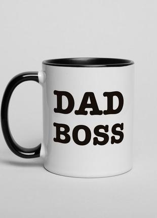 Кружка "dad boss", англійська