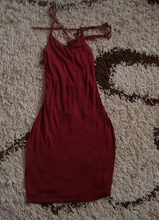 #розвантажуюсь платье с отркытой спиной boohoo