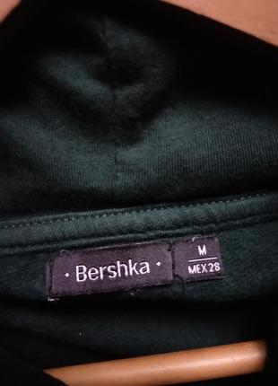 Женская кроп кофта худи свитшот джемпер  bershka3 фото