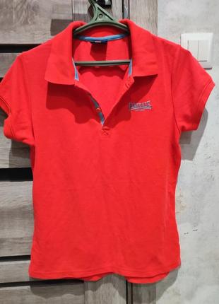 Футболка помаранчева lonsdale