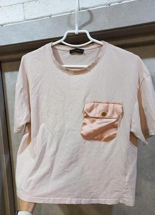 Стильная, нежная,натуральная, укороченная,фирменная, футболка