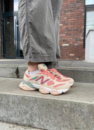 Женские кроссовки кроссовки new balance 9060 joe freshgoods inside voices penny cookie pink