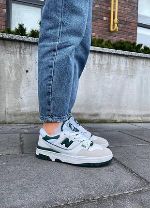 Жіночі кросівки кросовки new balance 550 'white green’