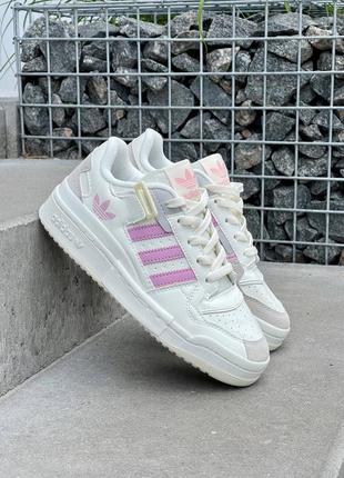 Жіночі кросівки кросовки adidas forum exhibit low 84 ‘beige pink’
