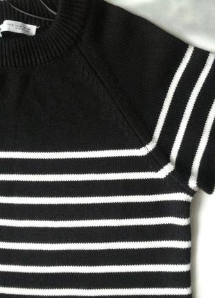 Платье-свитер в полоску zara7 фото