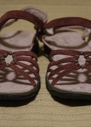 Открытые комбинированные кожаные сандалии в сиреневых тонах teva kayenta w's 40 р. (25,5 см.)2 фото