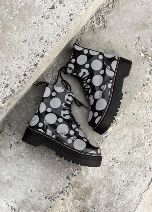 Женские ботинки dr. martens jadon polka l распродажа.2 фото