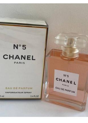 Chanel n5 парфумована вода 100 ml шанель 5 номер п'ять n5 н5 аромат парфум духи