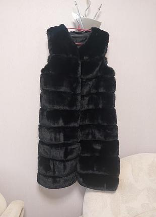 Новая жилетка, эко шубка без рукавов