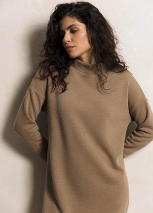 Класичне плаття прямого крою із італійського трикотажу 42-52 розміри різні кольори кавове