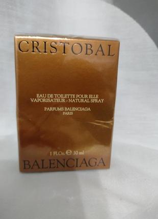 Парфюм cristobal, cristobal balensiaga, edt