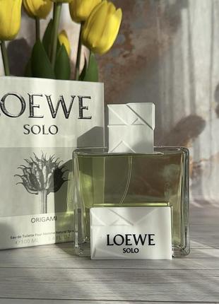 Туалетна вода loewe solo loewe origami